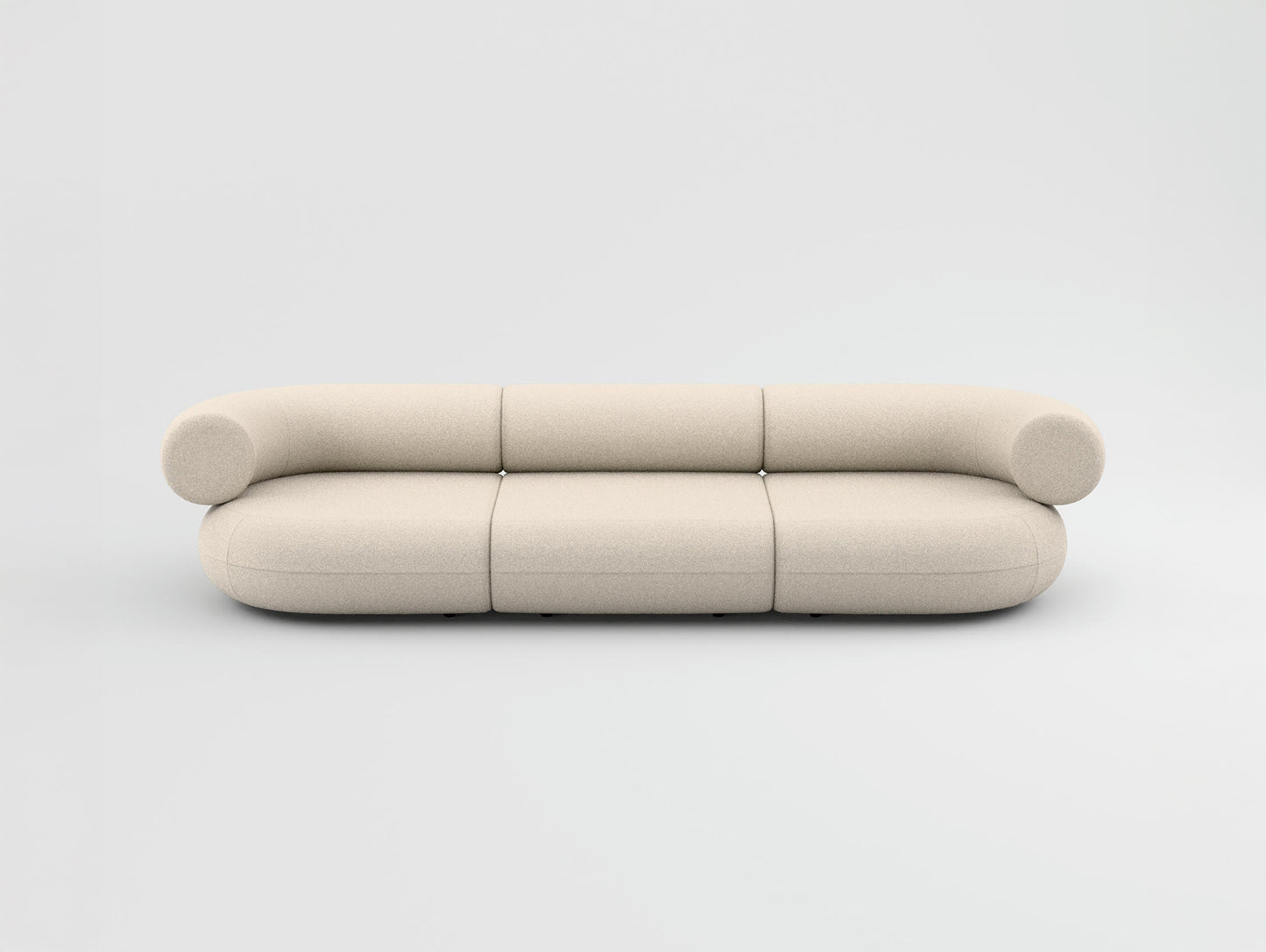 Fat 3-Seater Modular Sofa by Tom Dixon - Tom Dixon Boucle 101