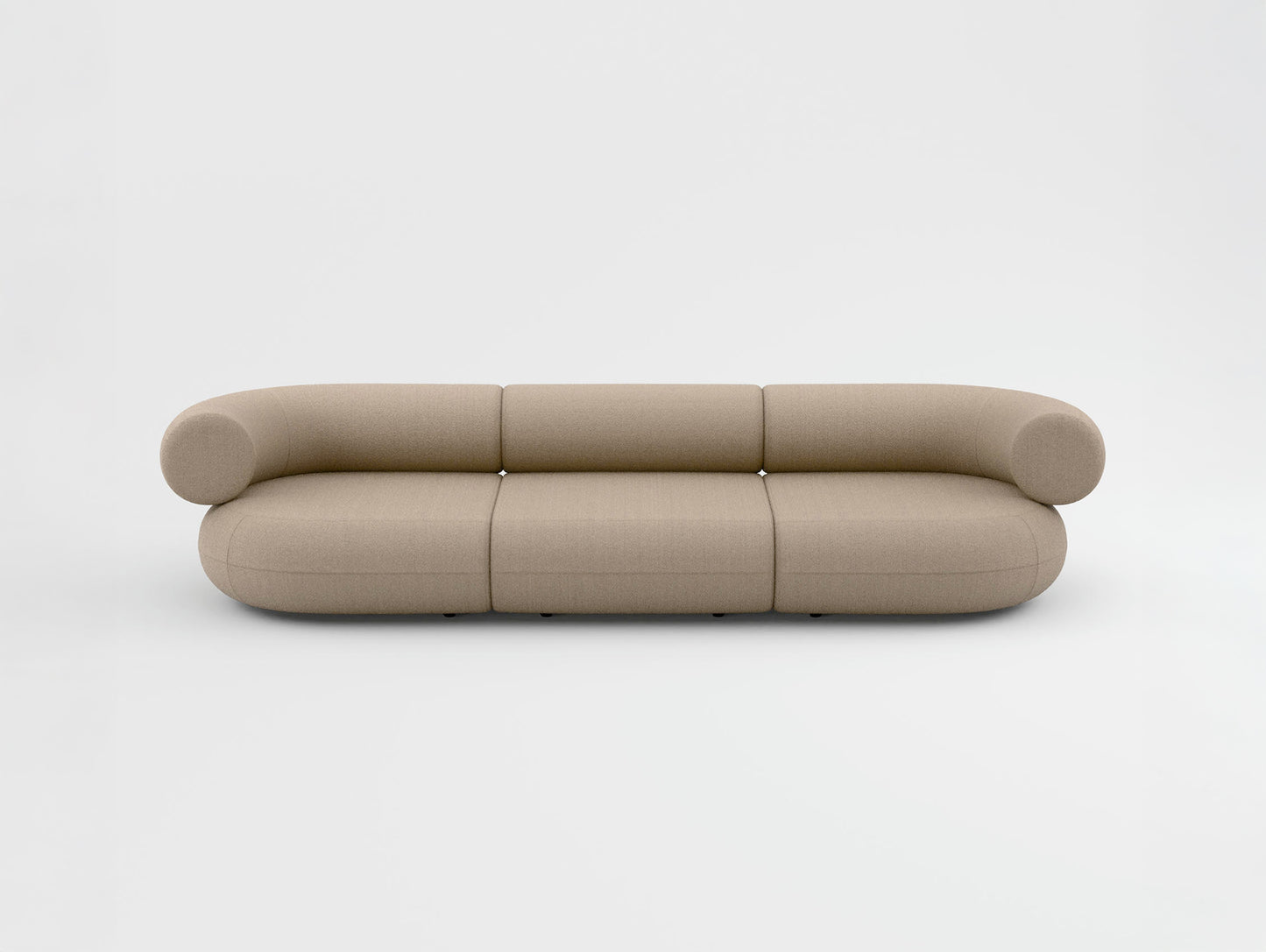 Fat 3-Seater Modular Sofa by Tom Dixon - Tom Dixon Boucle 84