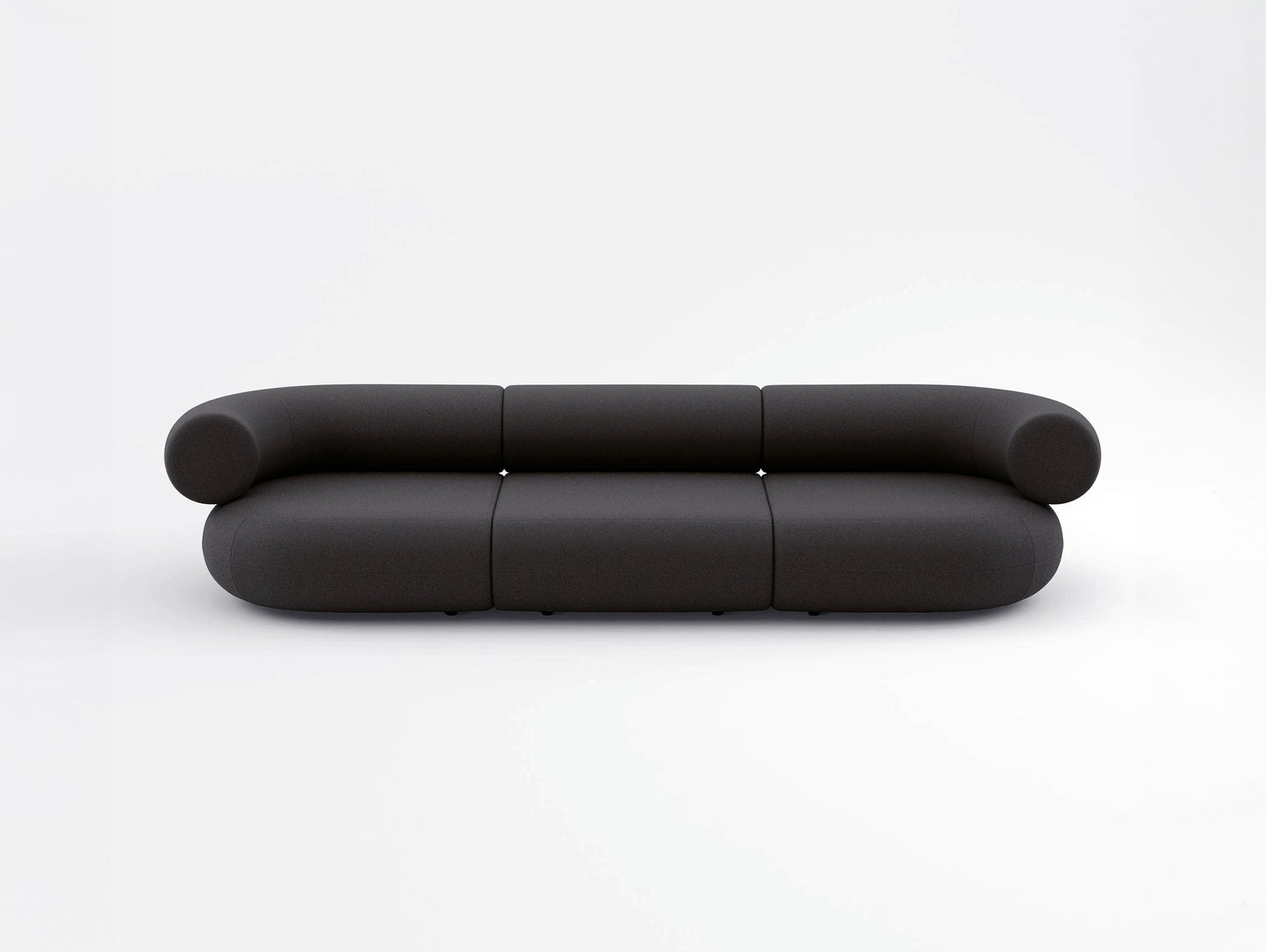 Fat 3-Seater Modular Sofa by Tom Dixon - Divina Melange 180