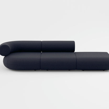 Fat 3-Seater Modular Sofa by Tom Dixon - Right Open End /  Left Armrest / Linara 30