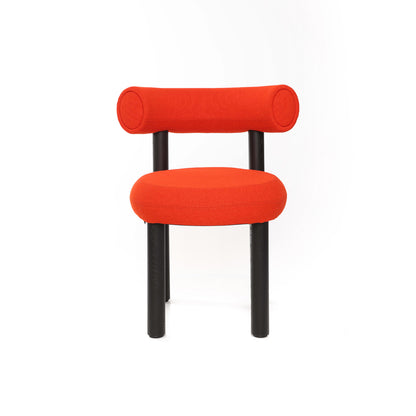 Fat Dining Chair Wood by Tom Dixon - Black Stained Ash Base / Hallingdal 65 600