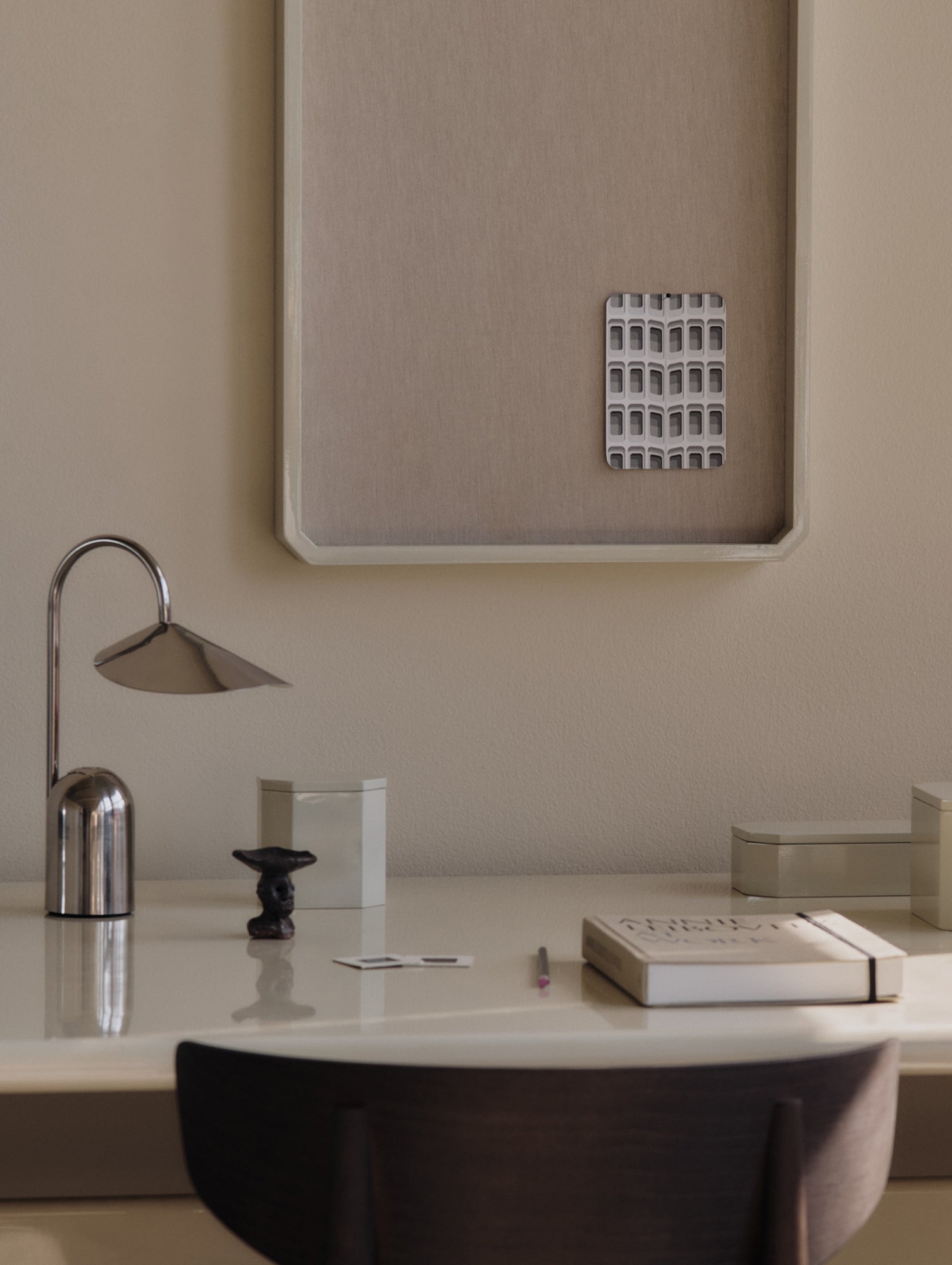 Arum Portable Lamp by Ferm Living - Stainless Steel