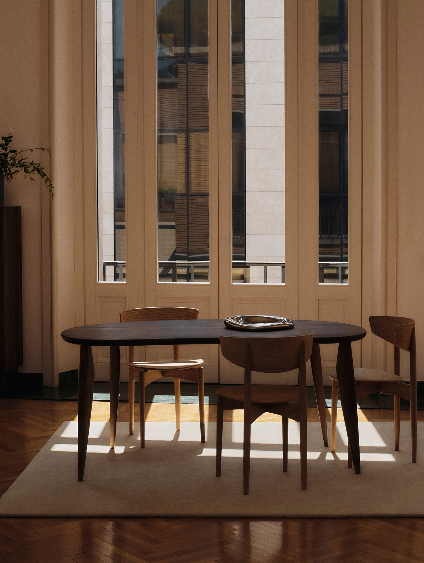 Herman Dining Chair with Wood Base by Ferm Living
