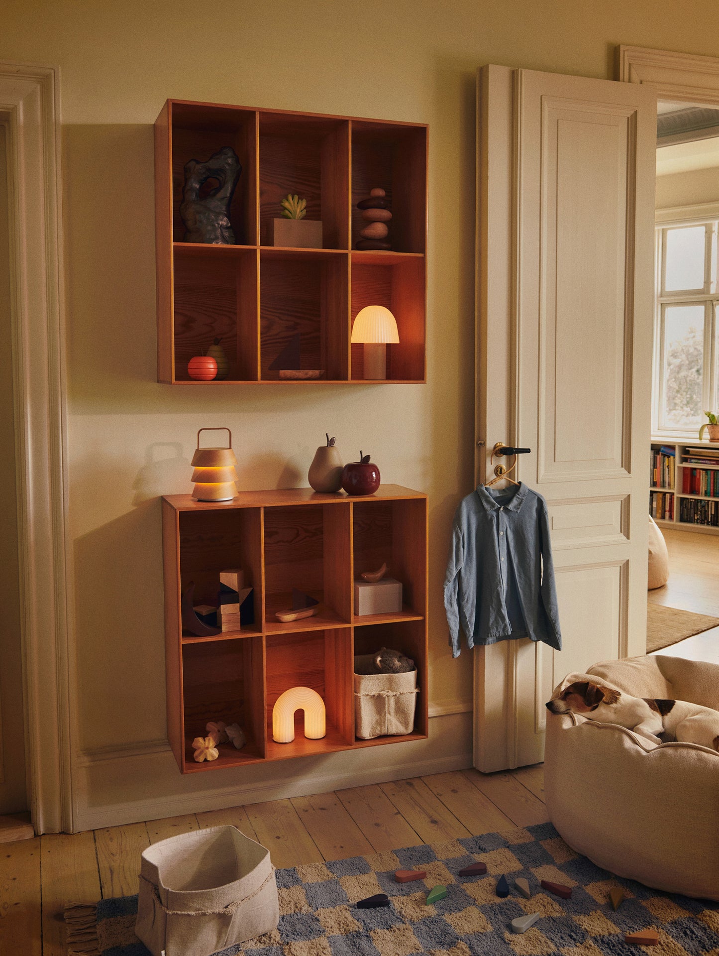 Frill Portable Lamp by Ferm Living - Rose