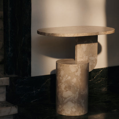 Insert Side Table by Ferm Living - Marble Sand