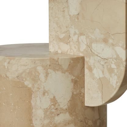 Insert Side Table by Ferm Living - Marble Sand