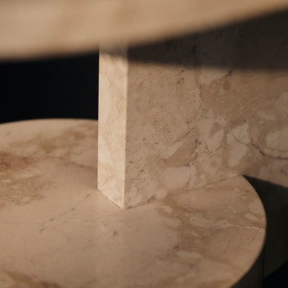 Insert Side Table by Ferm Living - Marble Sand
