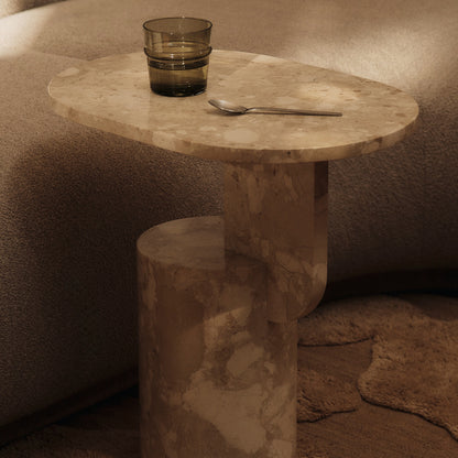 Insert Side Table by Ferm Living - Marble Sand