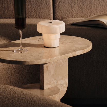 Insert Side Table by Ferm Living - Marble Sand