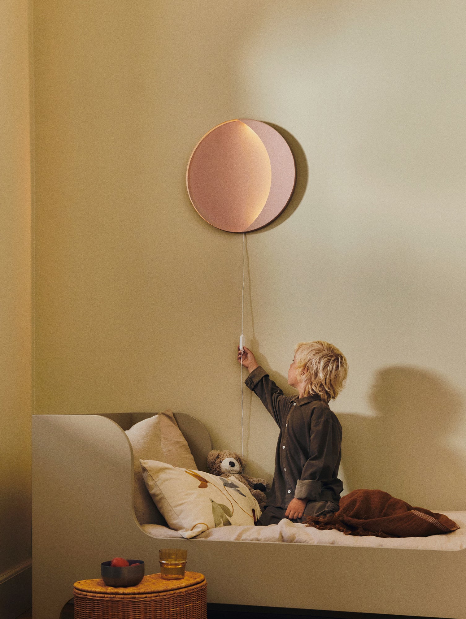 Neba Wall Lamp by Ferm Living - Rose