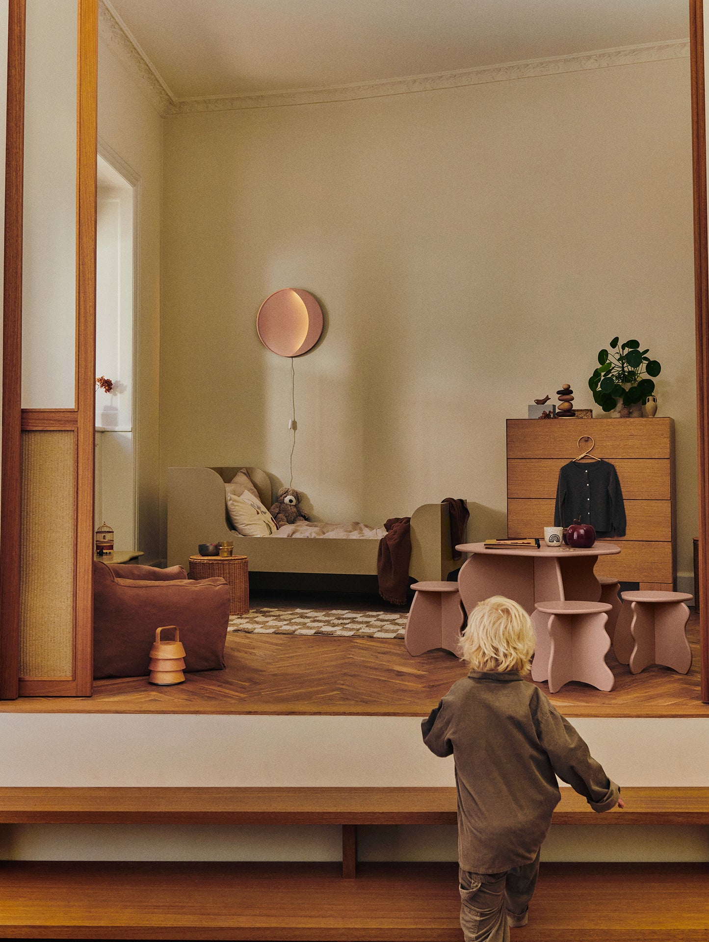 Neba Wall Lamp by Ferm Living - Rose