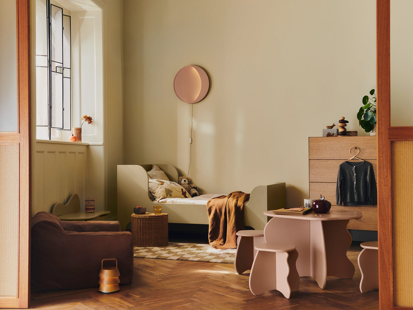 Neba Wall Lamp by Ferm Living - Rose