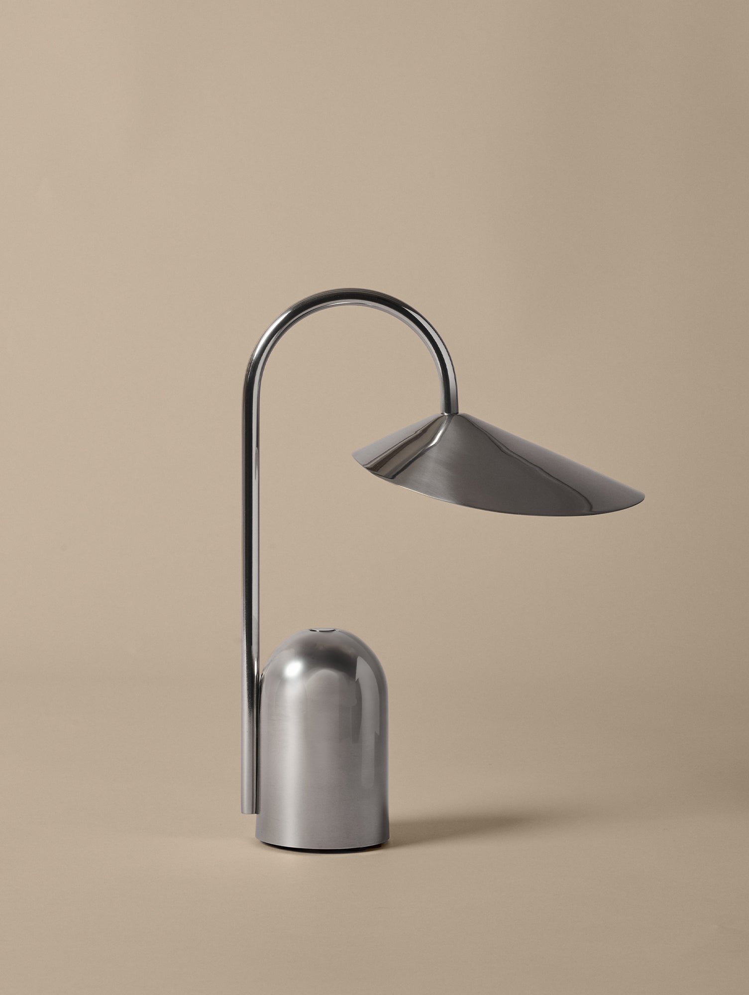 Arum Portable Lamp by Ferm Living - Stainless Steel