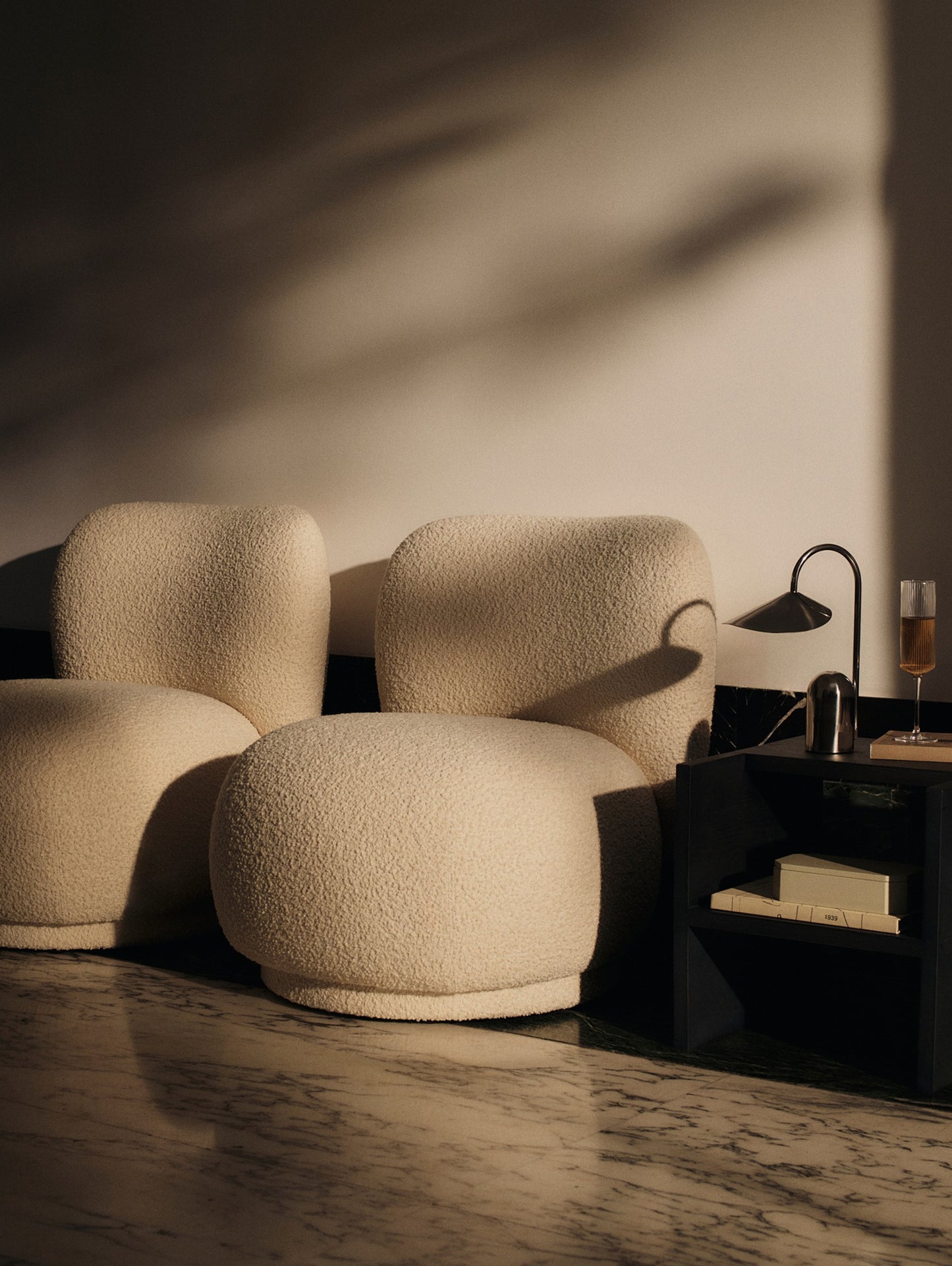 Arum Portable Lamp by Ferm Living - Stainless Steel
