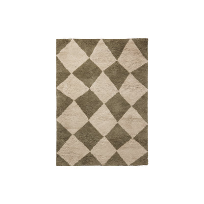 Tilt Rug by Ferm Living - Elm Green