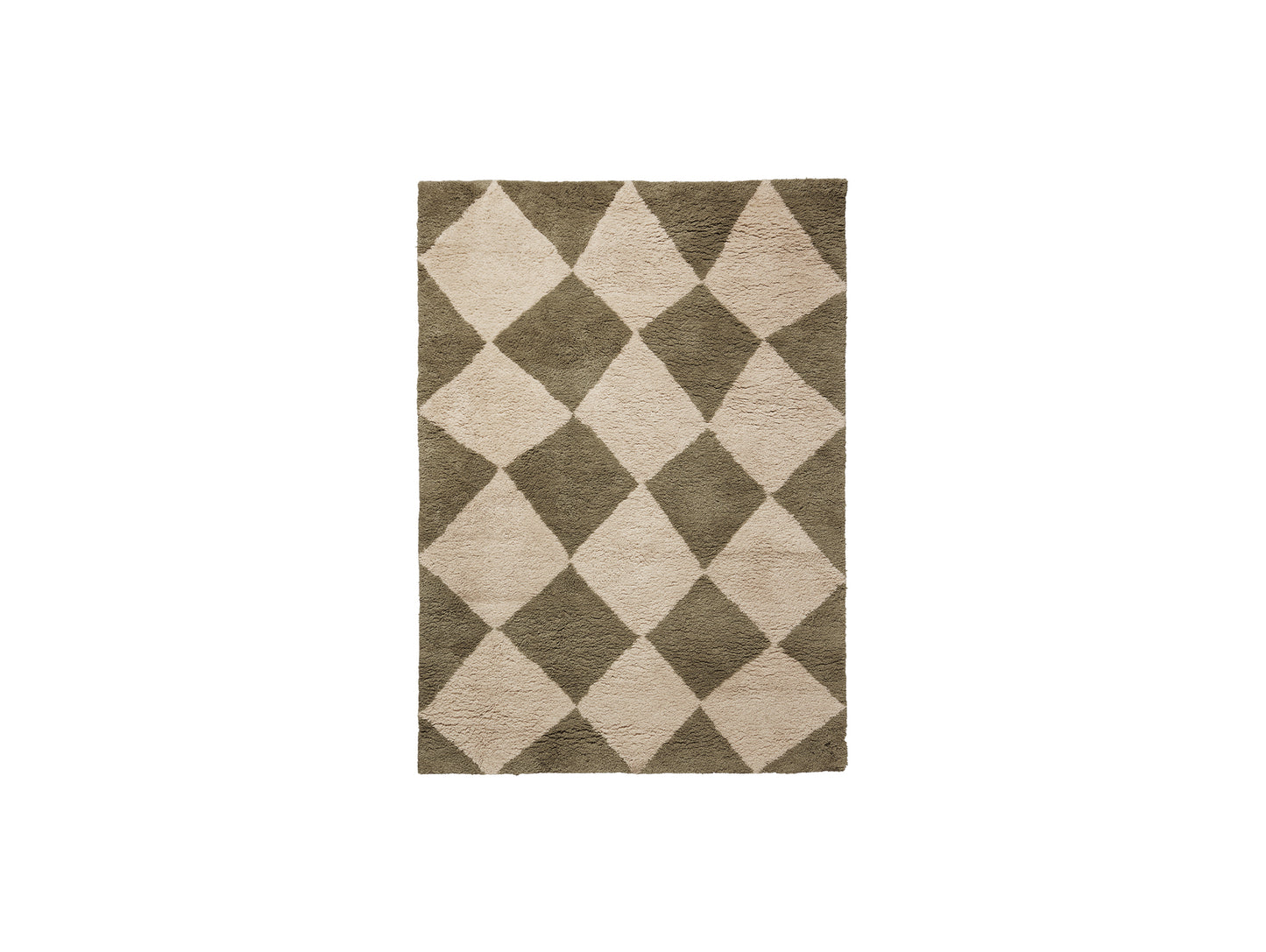 Tilt Rug by Ferm Living - Elm Green