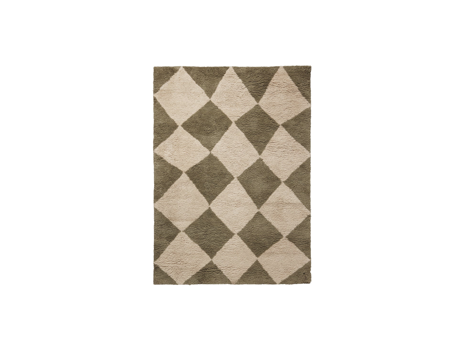 Tilt Rug by Ferm Living - Elm Green