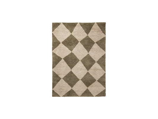 Tilt Rug by Ferm Living - Elm Green