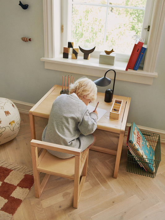 Little Architect Table by Ferm Living - Lacquered Ash