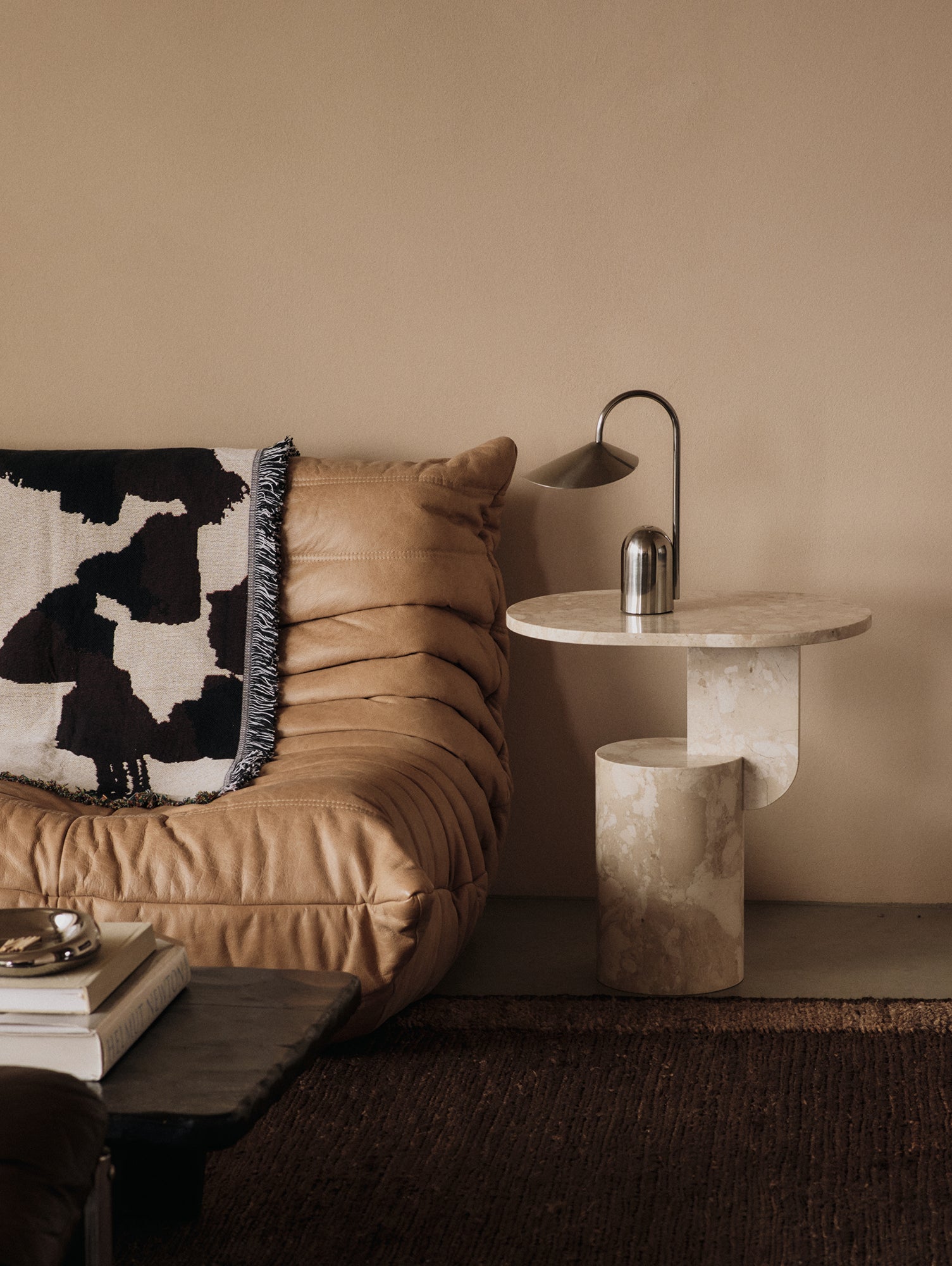 Arum Portable Lamp by Ferm Living - Stainless Steel