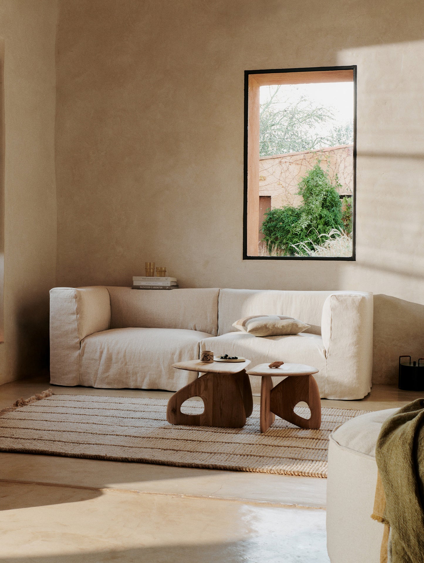 Catena 2-Seater Modular Sofa by Ferm Living - Drape Loose Cover