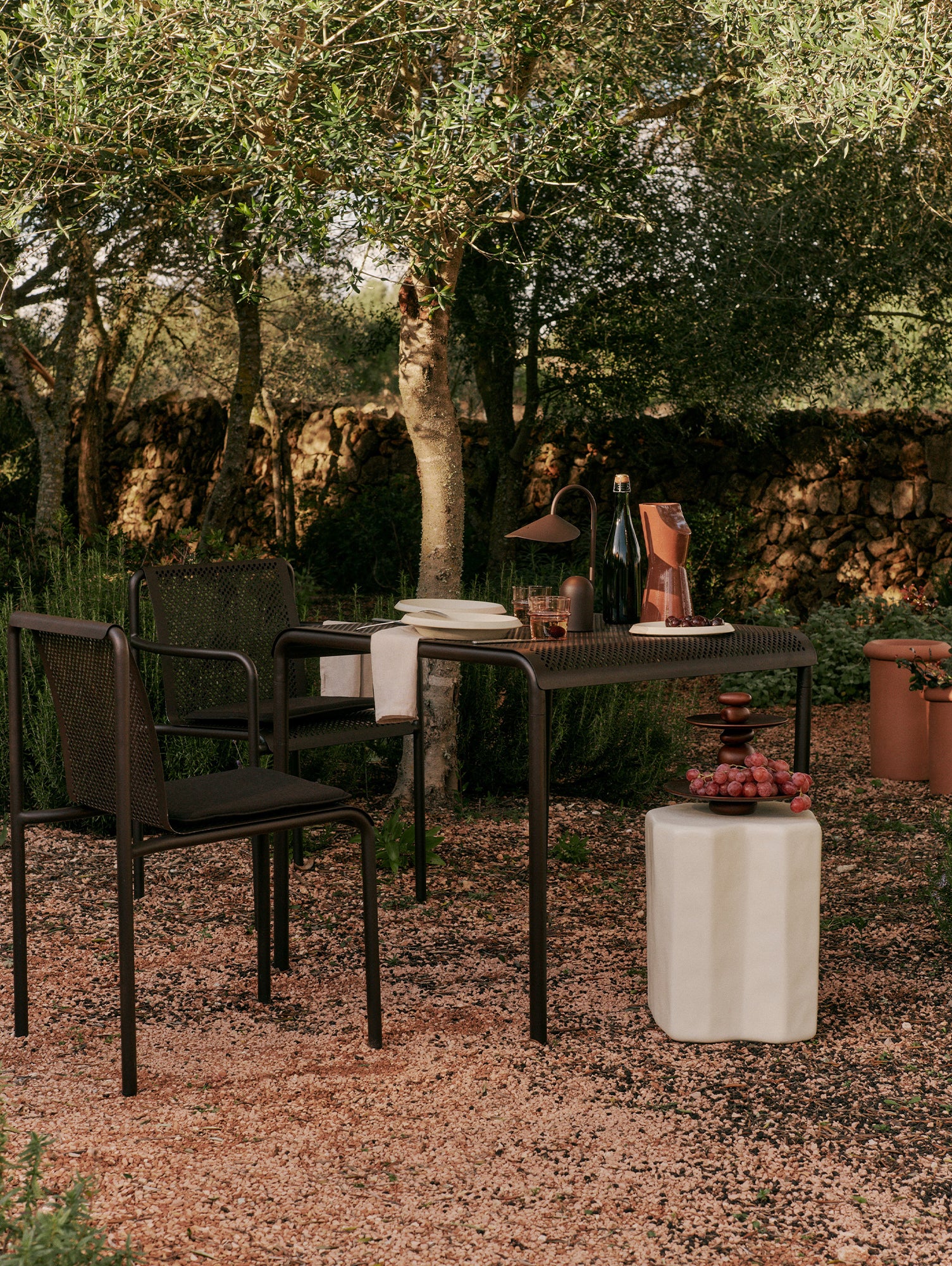 Dapple Armchair by Ferm Living - Dark Chocolate