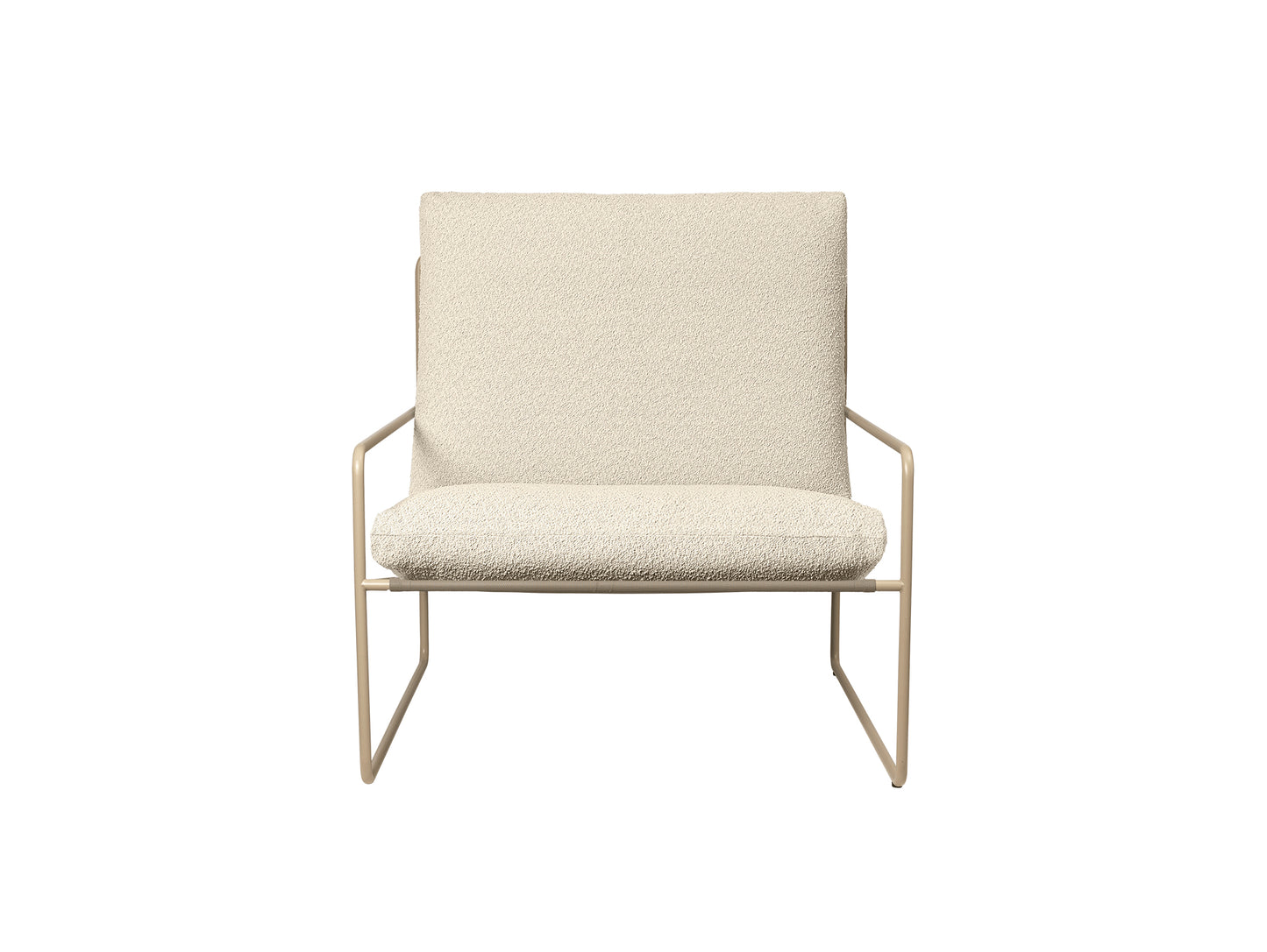 Desert 1-Seater Sofa by Ferm Living - Cashmere Frame / Pure Boucle