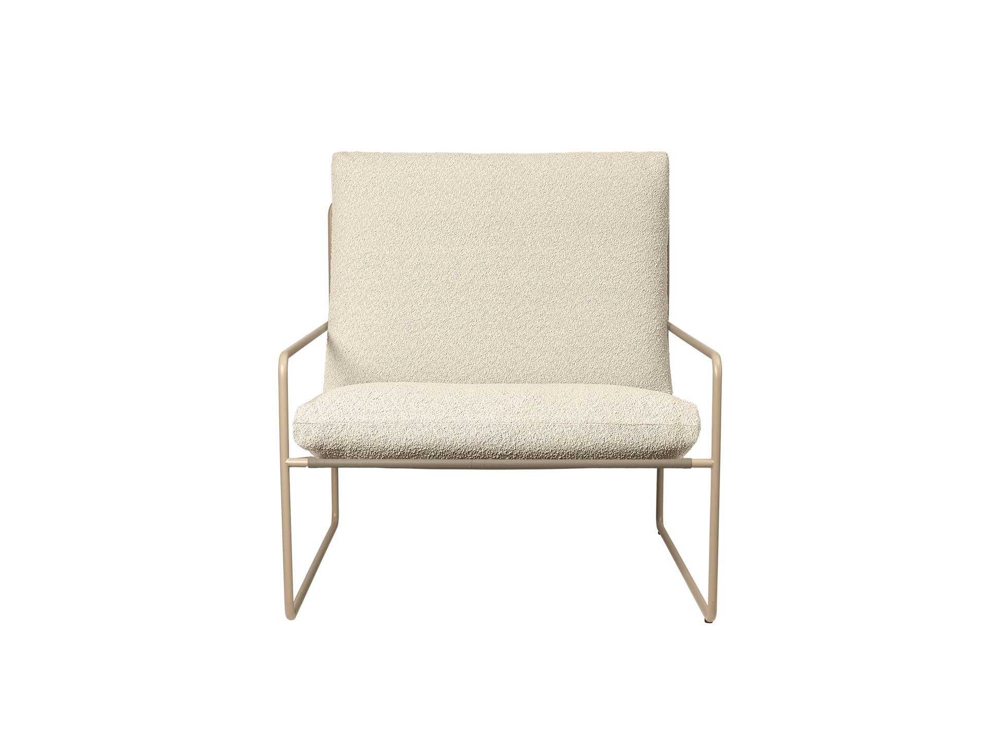 Desert 1-Seater Sofa by Ferm Living - Cashmere Frame / Pure Boucle