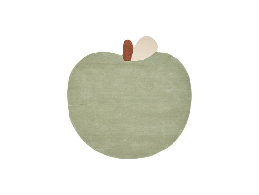 Apple Tufted Rug by Ferm Living - Tea Green