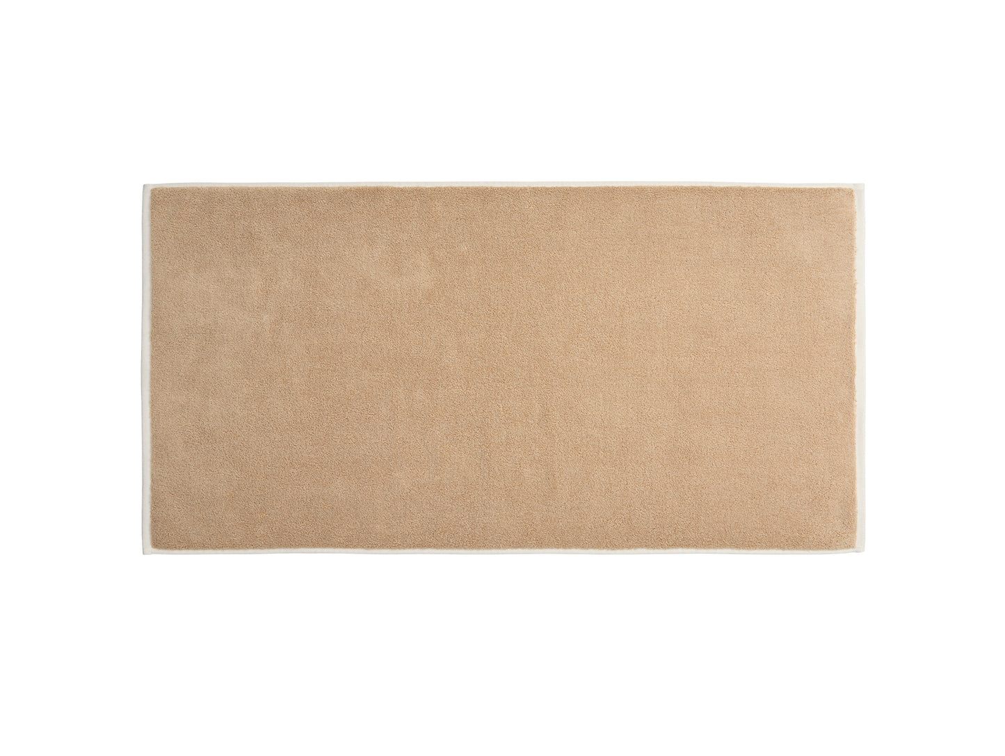 Ekko Bath Towels by Ferm Living - Cashmere / Off White