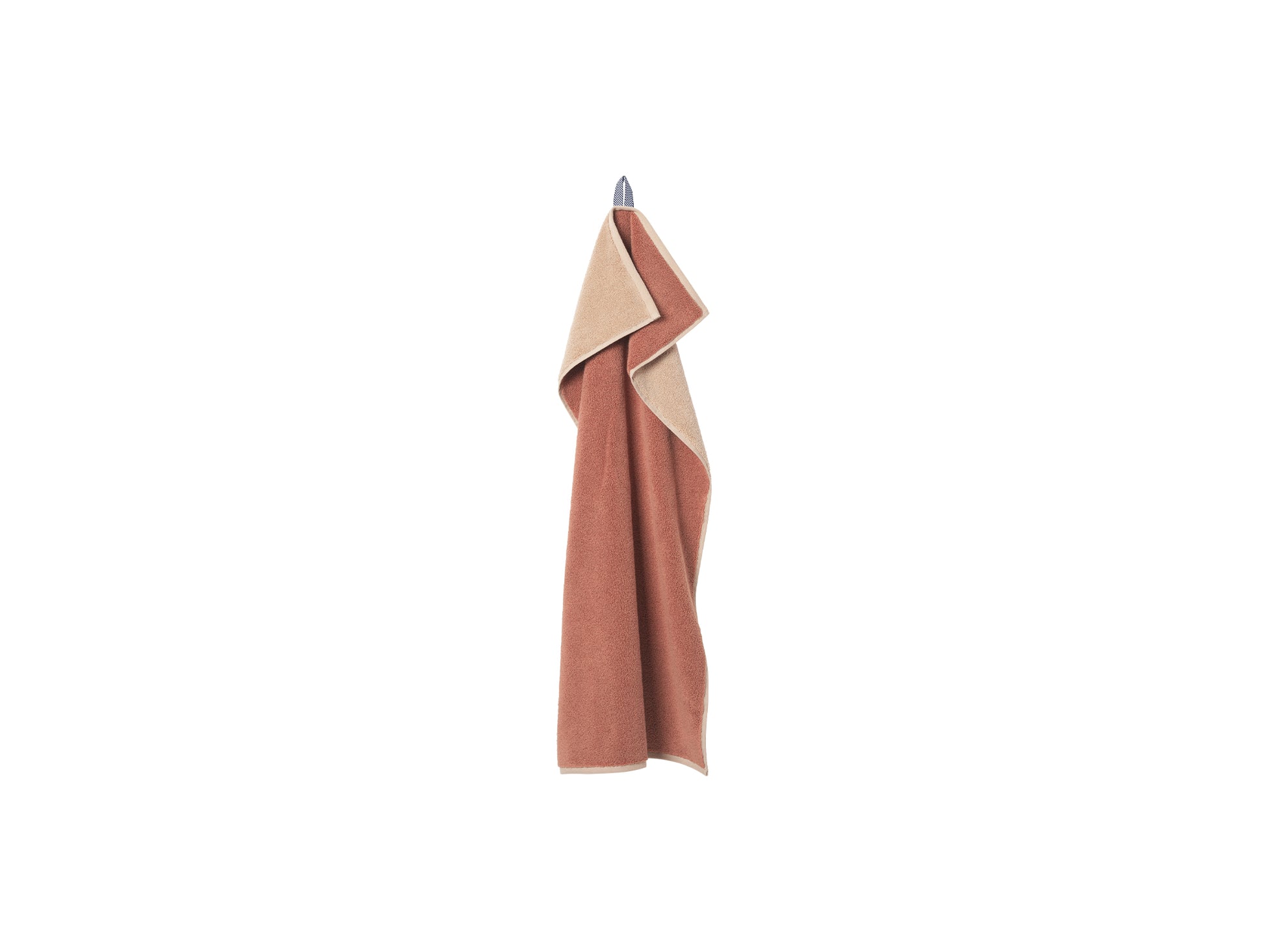 Ekko Hand Towel by Ferm Living - Mocha / Cashmere