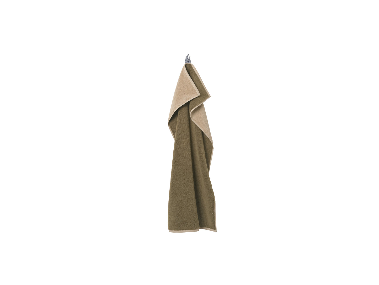 Ekko Hand Towel by Ferm Living - Olive / Cashmere