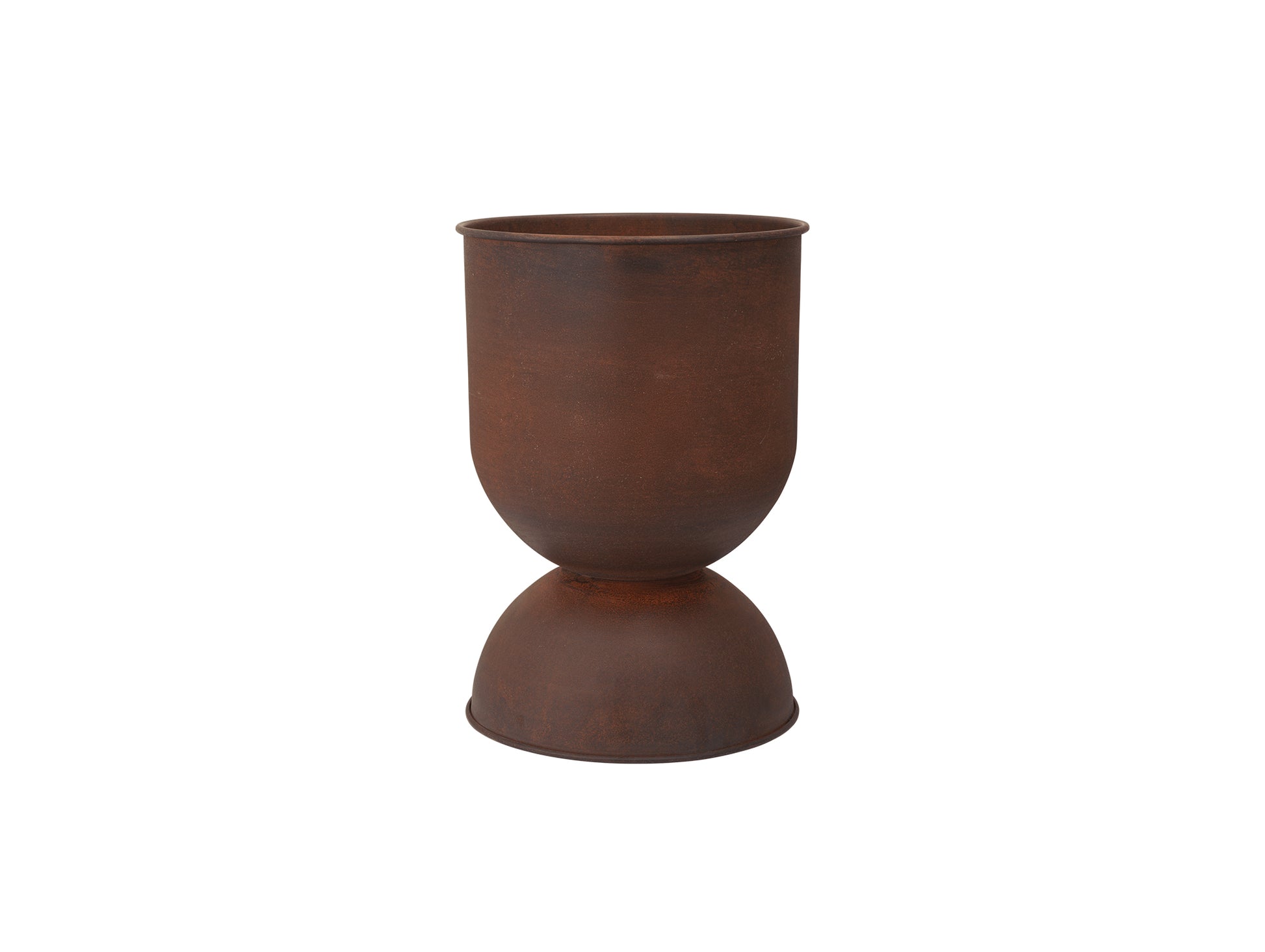 Hourglass Pots by Ferm Living - Medium / Rust