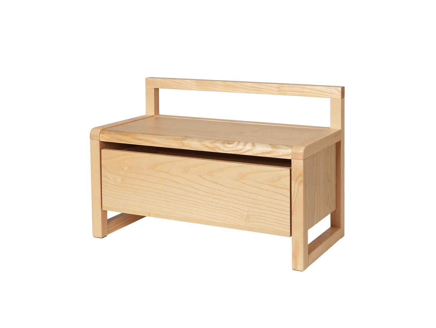 Little Architect Storage Bench by Ferm Living - Lacquered Ash