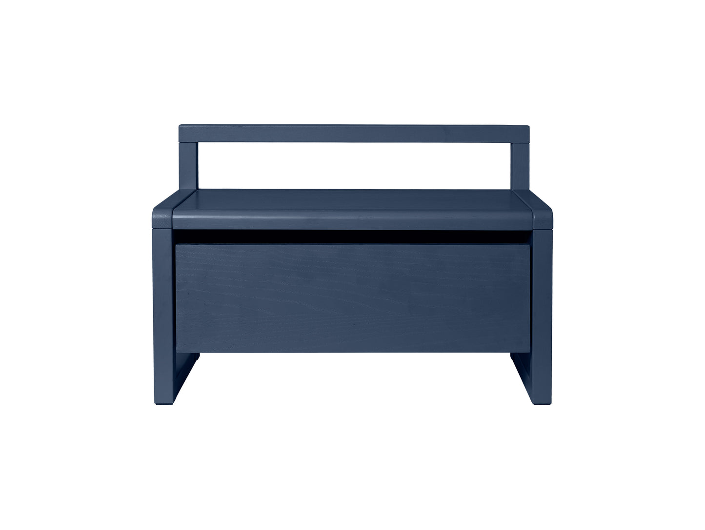 Little Architect Storage Bench by Ferm Living - Dark Blue Painted Ash
