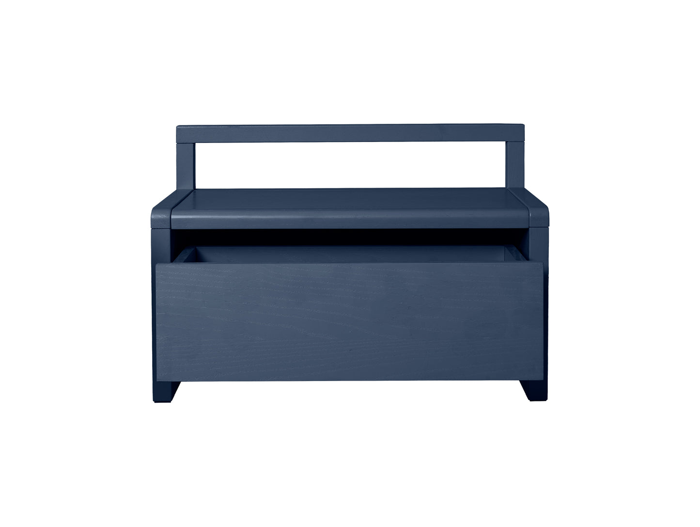 Little Architect Storage Bench by Ferm Living - Dark Blue Painted Ash