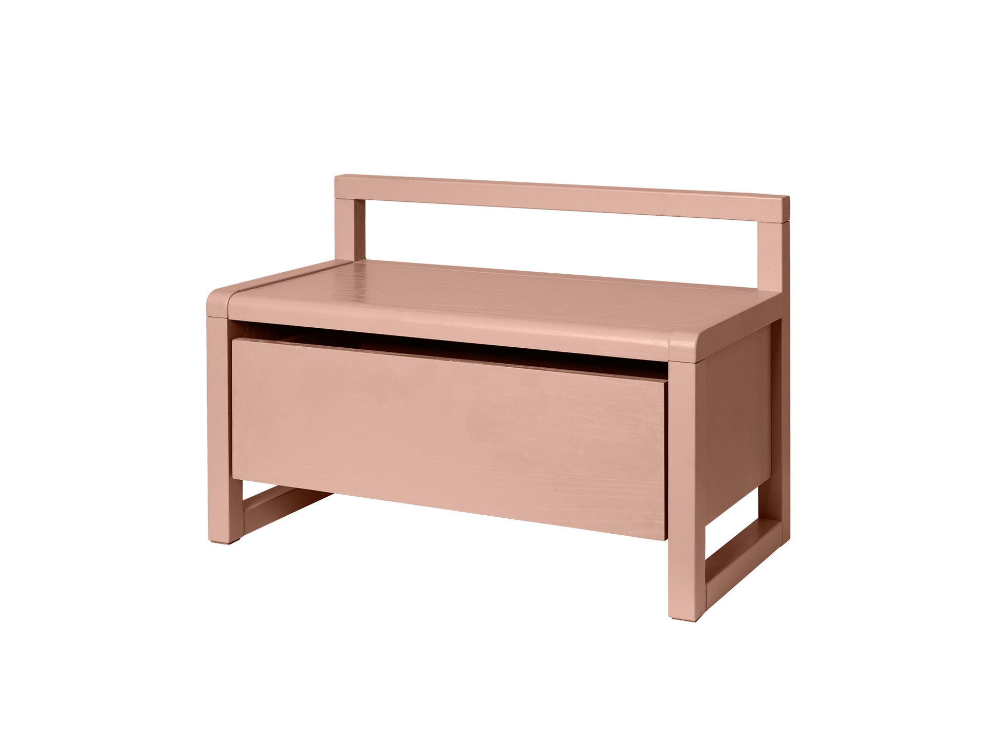 Little Architect Storage Bench by Ferm Living - Rose Painted Ash