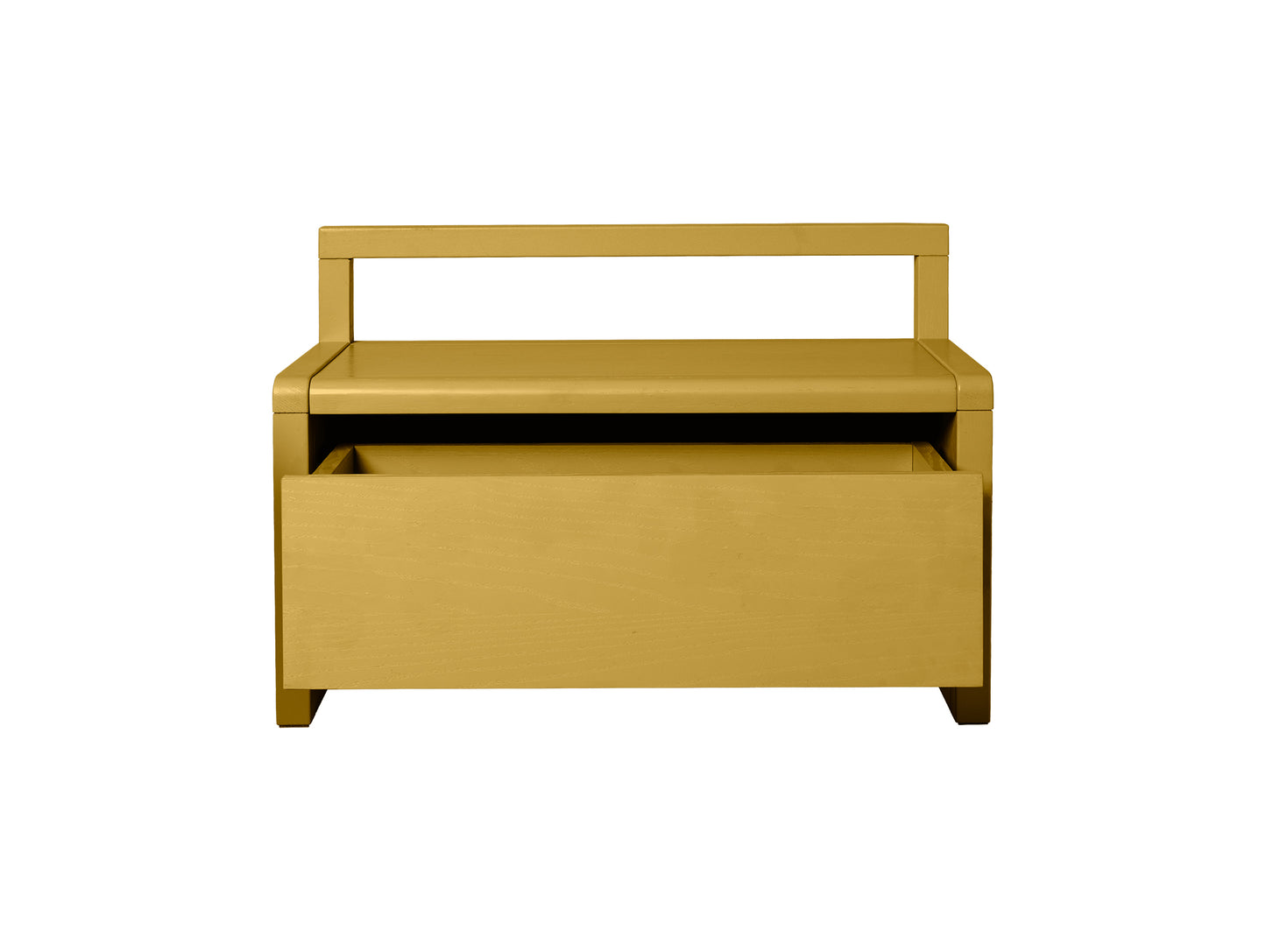 Little Architect Storage Bench by Ferm Living - Yellow Painted Ash