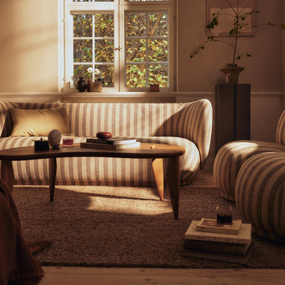Rico 3-Seater Sofa by Ferm Living - Louisiana Sand Off White