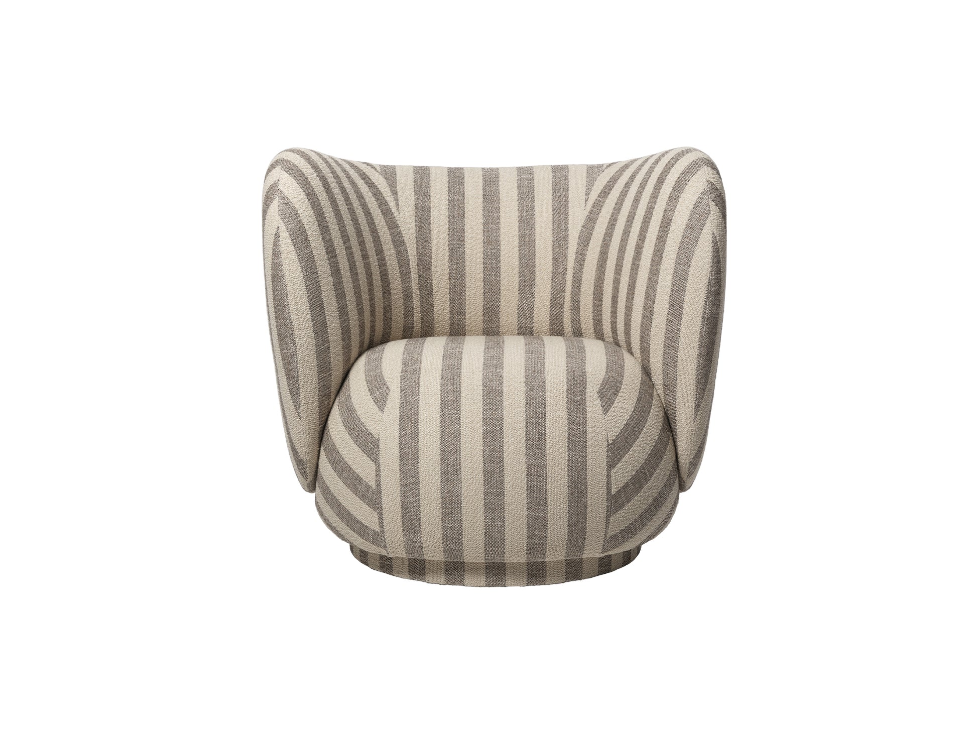 Rico Lounge Chair by Ferm Living - Regular Base / Louisiana Sand Off White
