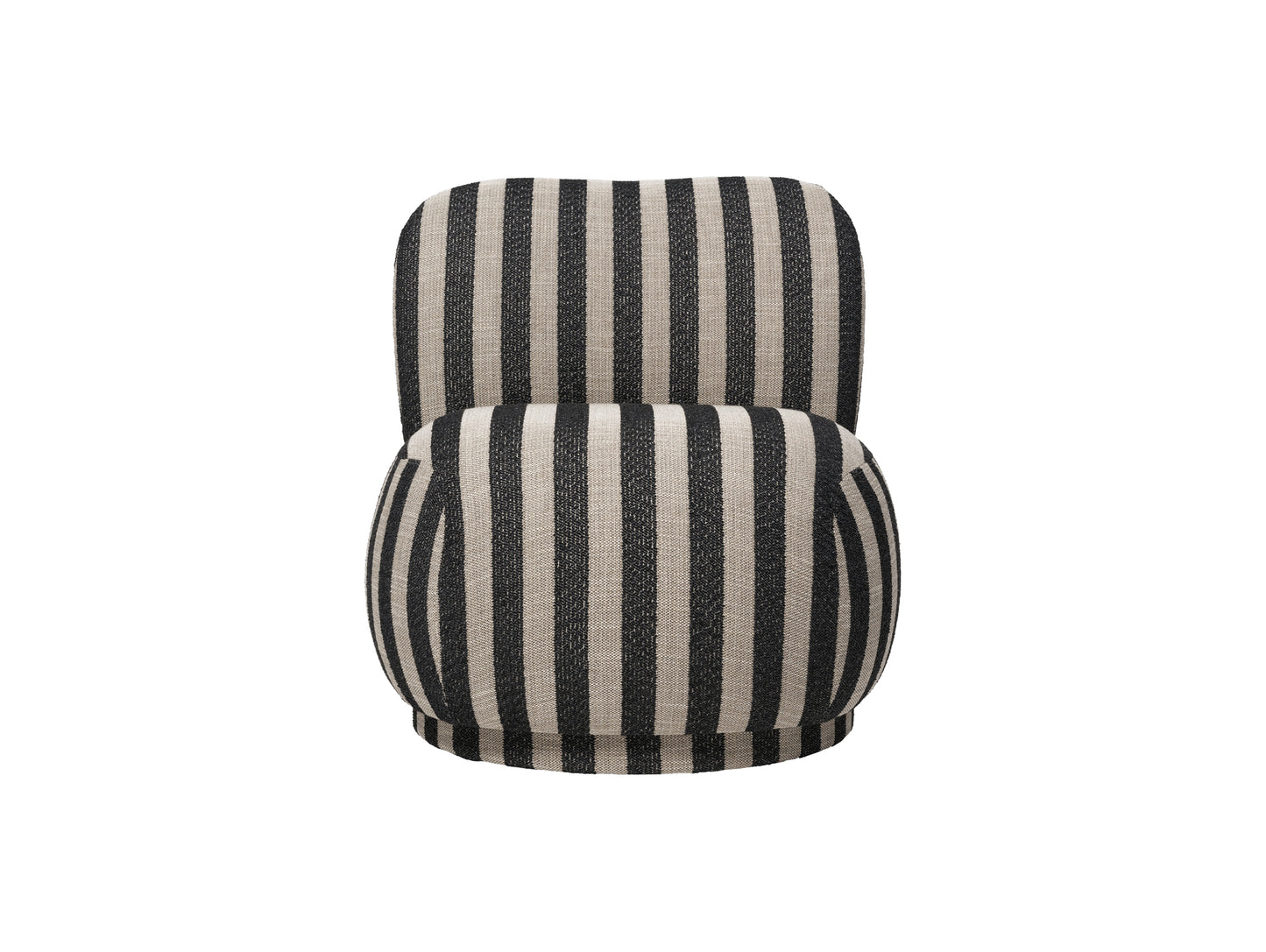 Rico Piccolo Lounge Chair by Ferm Living - Louisiana Sand Black