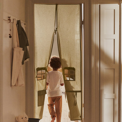 Settle Door Curtain by Ferm Living - Elm Green