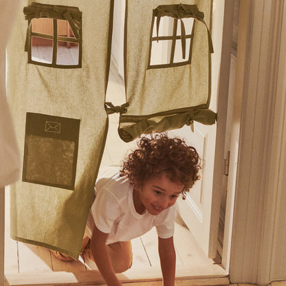 Settle Door Curtain by Ferm Living - Elm Green