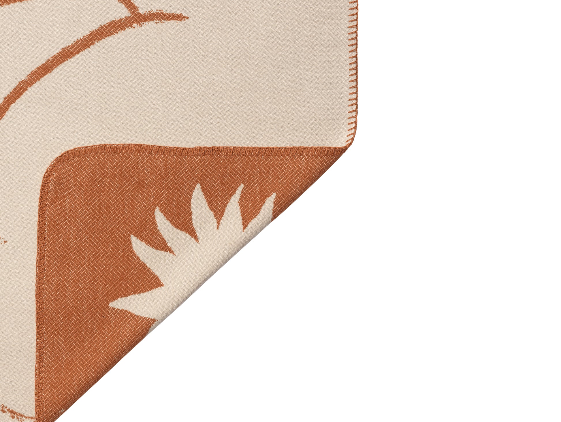 Skye Blanket by Ferm Living - Sienna / Parchment