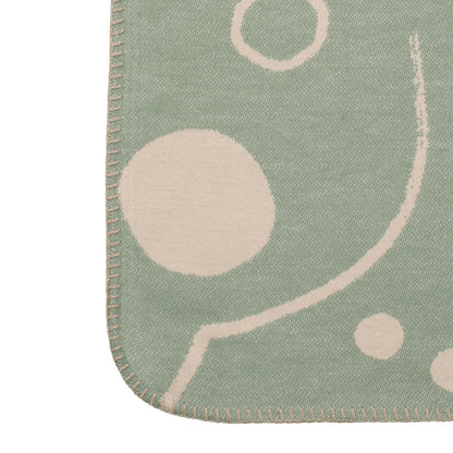 Skye Blanket by Ferm Living - Tea Green / Parchment