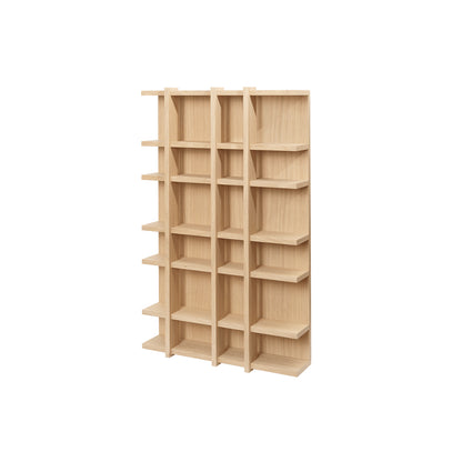 Tilem Shelf by Ferm Living - 4x6 / Natural Oak Veneer
