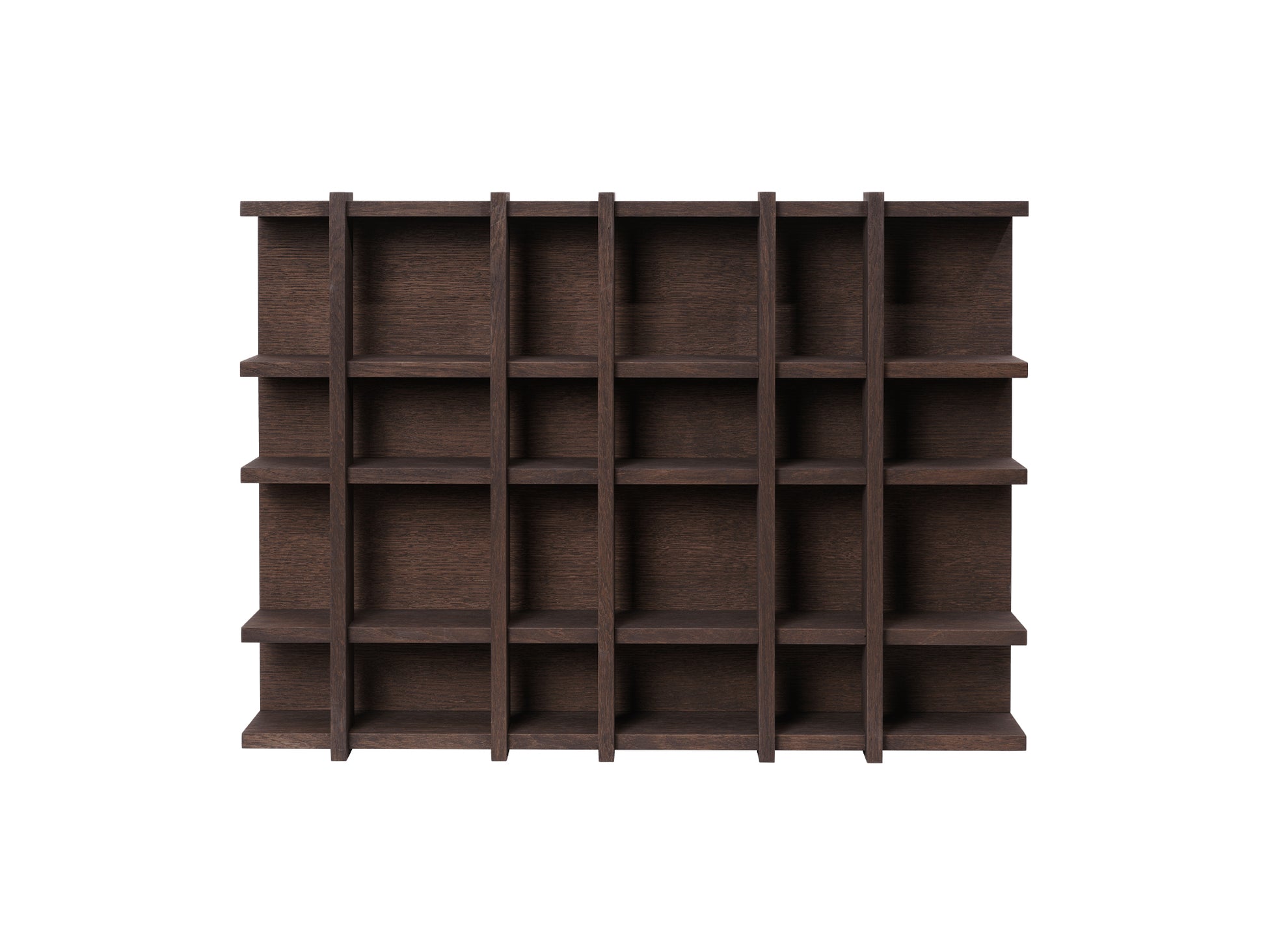 Tilem Shelf by Ferm Living - 6x4 / Dark Stained Oak