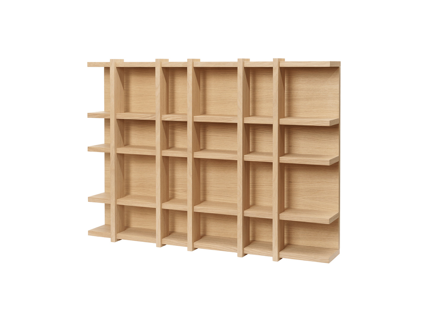 Tilem Shelf by Ferm Living - 6x4 / Natural Oak Veneer