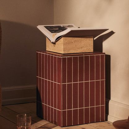 Pillar Side Table by Ferm Living - Brown