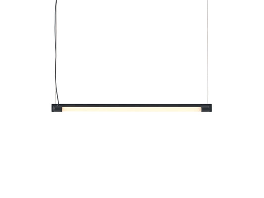Fine Suspension Lamp by Muuto - Length: 60 cm / Black Aluminium